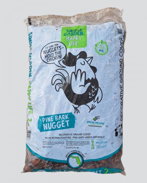 Pine Bark Nuggets In 2 Cubic Foot Bag