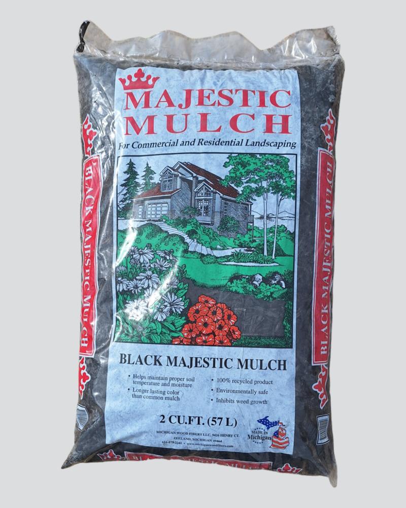 Majestic Mulch Black 2 Cubic Foot Bag