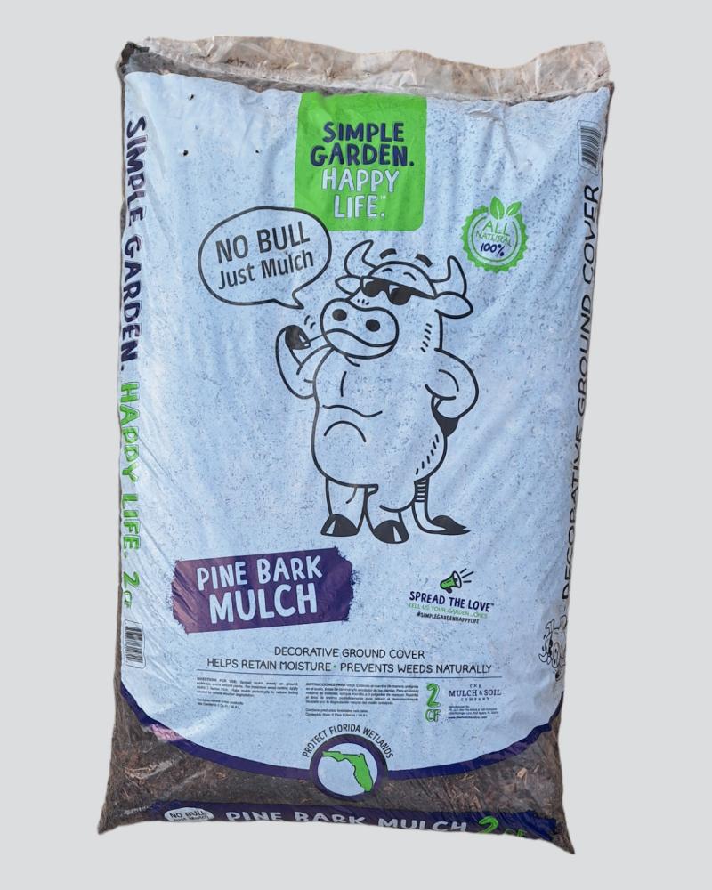 Pine Bark Mulch 2 Cubic Foot Bag