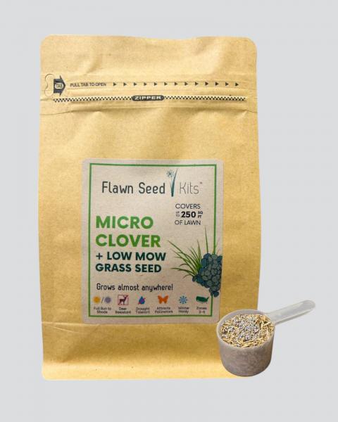 Flawn Micro Clover Plus Low Mow Grass Seed 250 Sq Ft
