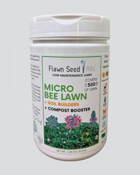 Flawn Micro Clover Bee Lawn Seed Mix 500 Sq Ft