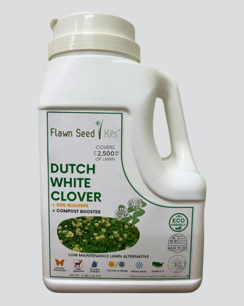 Flawn Dutch Clover Seed Easy Spread Shaker 2500 Sq Ft