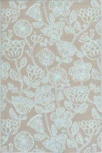 6 ft x 9 ft Mad Mat Cool Aqua Line Flower