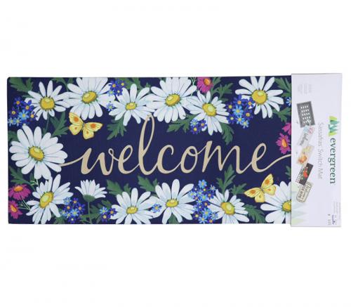 Welcome Daisies - Sassafras Switch Mat 22in x 10in