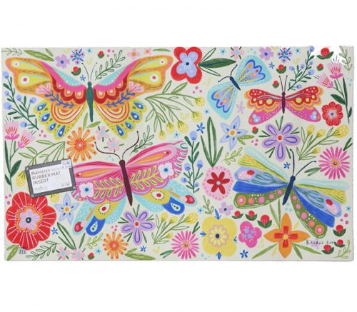 Butterflies - MatMate Insert Mat 30in x 18in