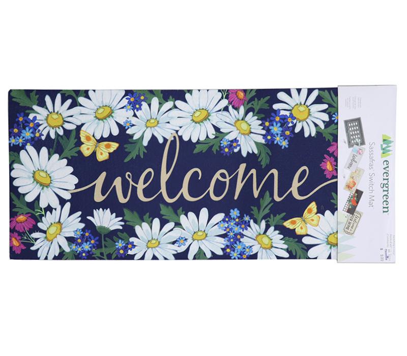 Welcome Daisies - Sassafras Switch Mat 22in x 10in