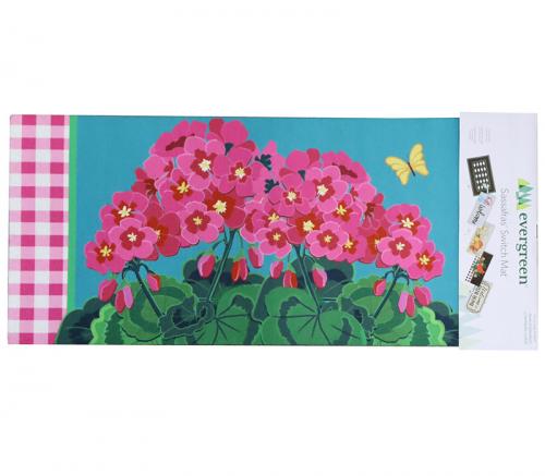 Spring Geraniums - Sassafras Switch Mat 22in x 10in