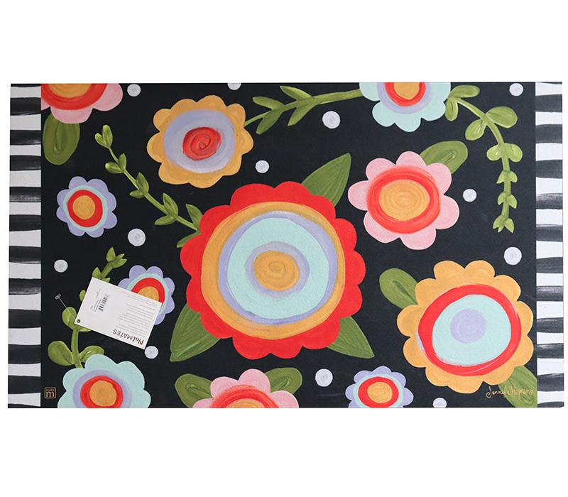 Tossed Flowers - MatMate Insert Mat 30in x 18in