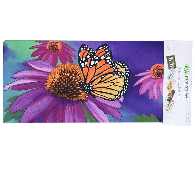 Flower Butterfly - Sassafras Switch Mat 22in x 10in