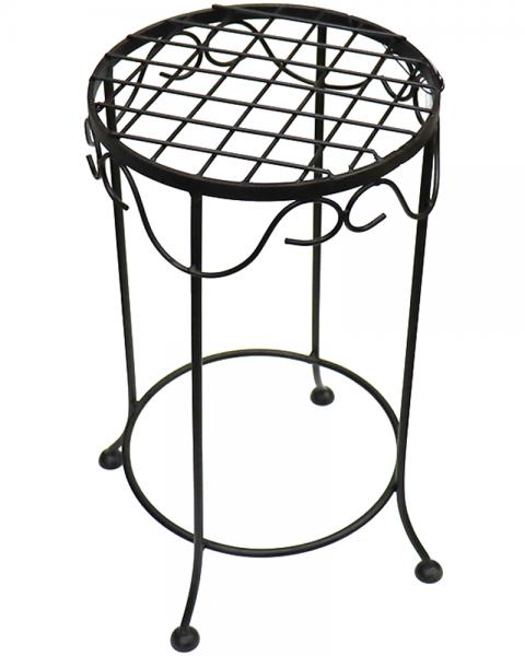 18in x 10in Moser Plant Stand, Black