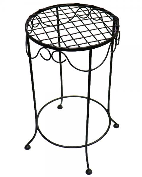 20in x 12in Moser Plant Stand, Black