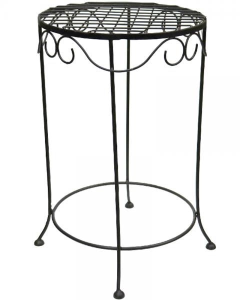 22in x 14in Moser Plant Stand, Black