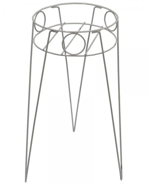 21in Wire Plant Stand, White