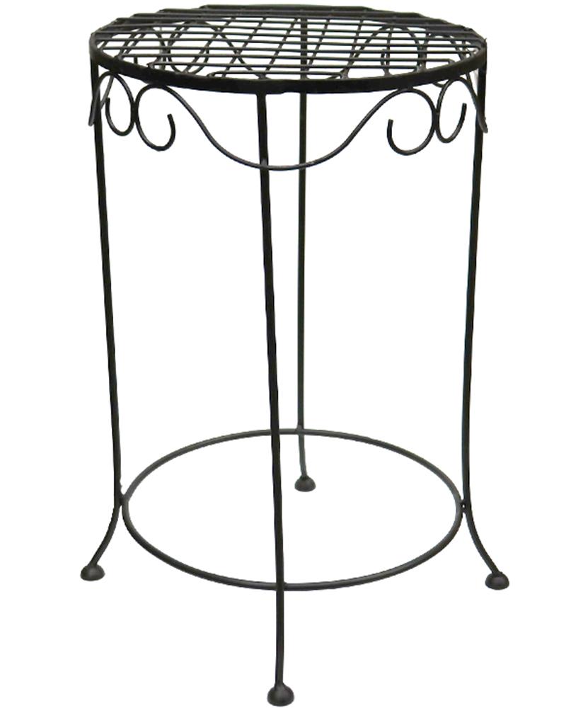 22in x 14in Moser Plant Stand, Black