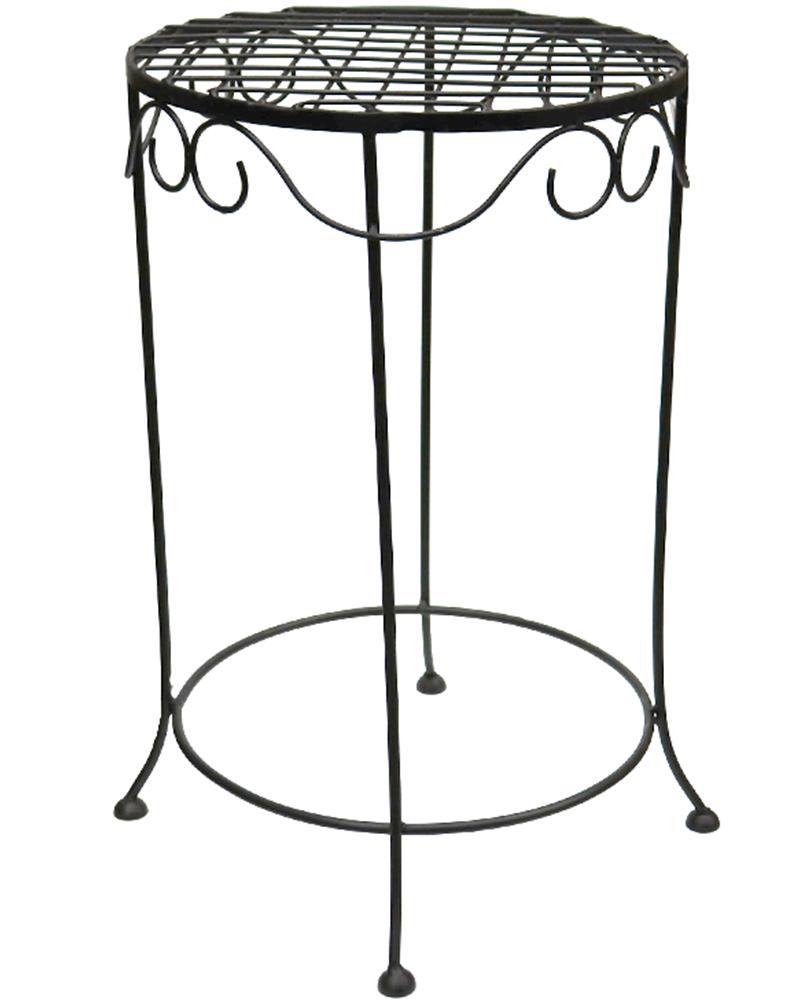 22in x 14in Moser Plant Stand, Black