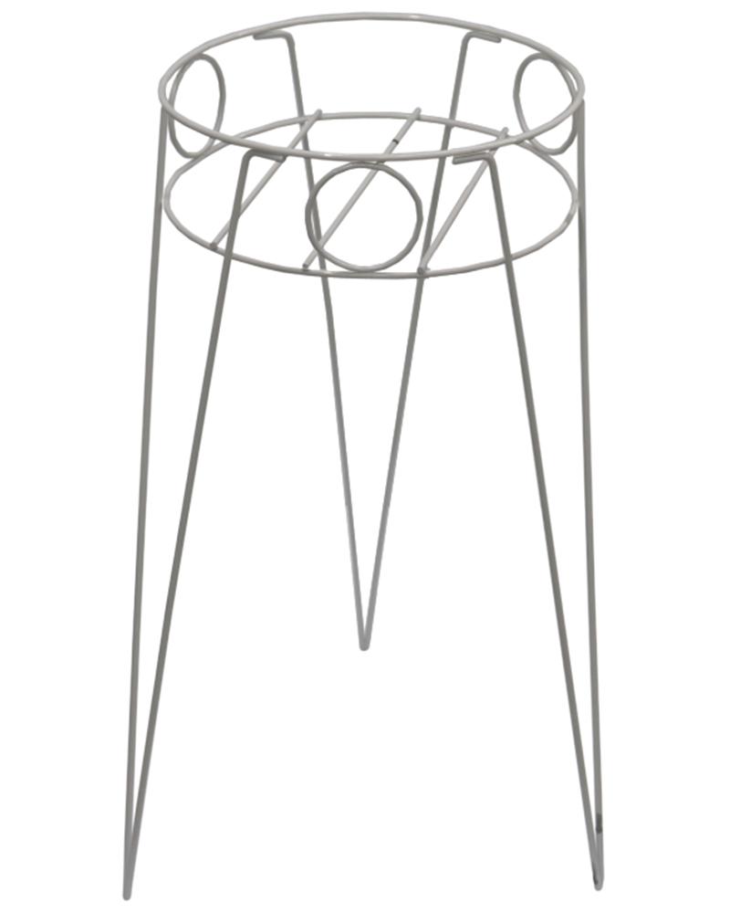 21in Wire Plant Stand, White