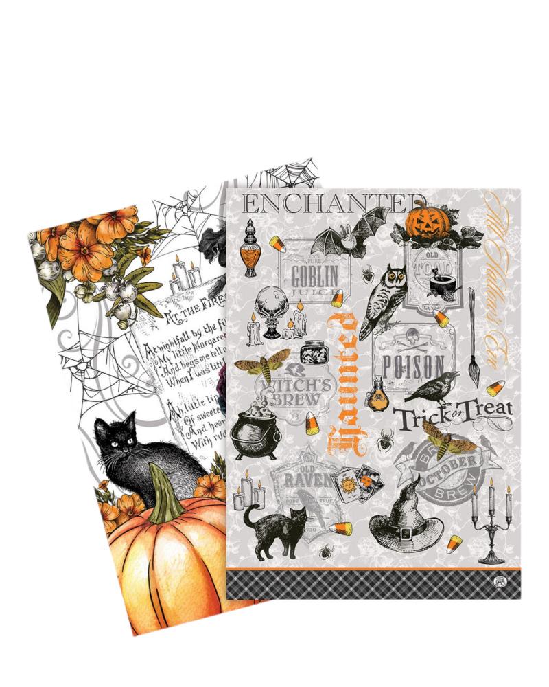 Trick Treat Kitchen Towel Each