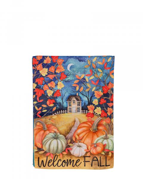 Garden Flag Alive In Fall