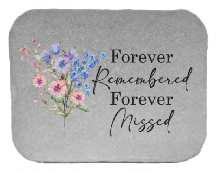 Forever Remembered W/flower