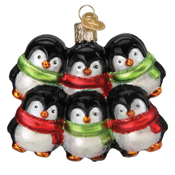 Old World Penguin Family Of Six