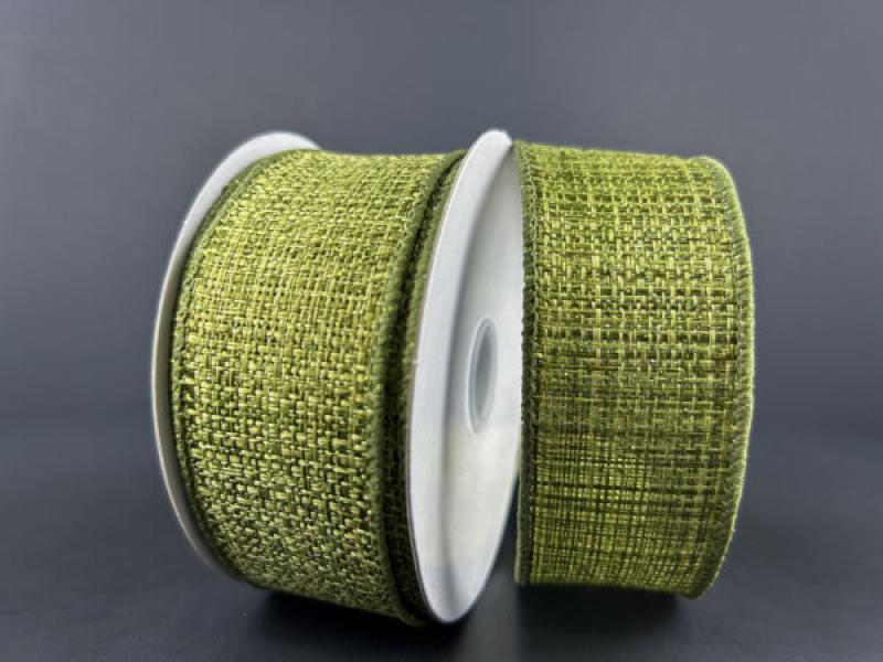 Moss, Sage, Green Tweed 1.5" 10 Yards