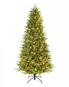 7.5' Noble Fir With 1400 Color Changing LED Lights