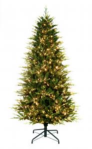 7' Nordic Fir Tree With 1000 Color Changing LED Lights and 18 light