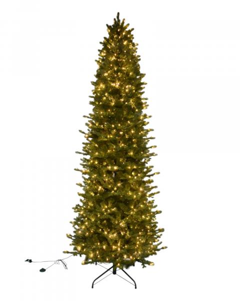 9' 18-function Starry Light  Noble Pole Fir tree with 1000 color changing