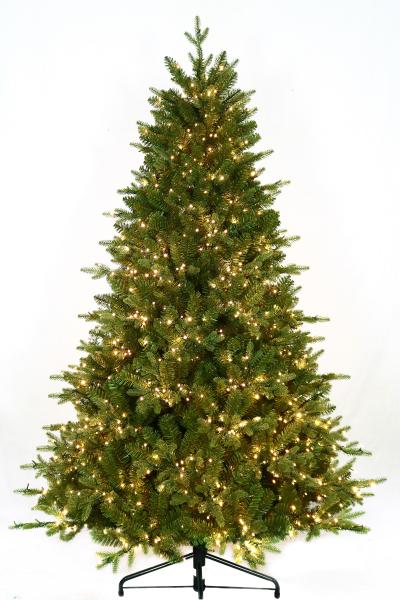 6.5 foot, 18-function Starry Light Alberta Spruce Deluxe tree with 1500