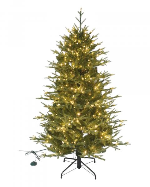 5' 18-function Starry Light Nordic Fir tree with 500 color changing lights