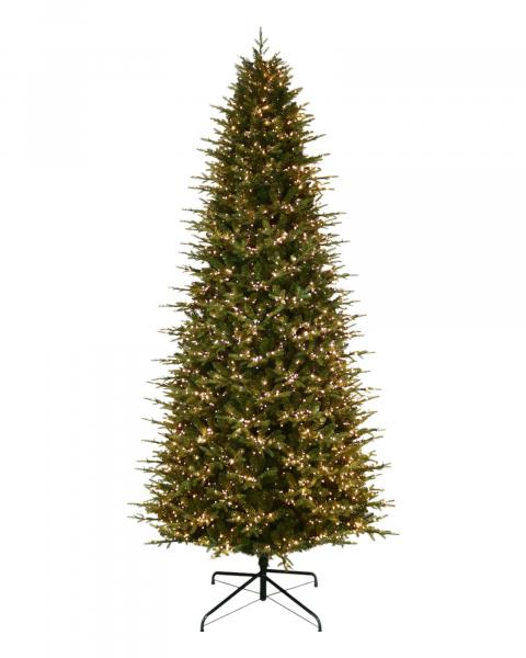 11' 18-function Starry Light Kensington Fir tree with 3850 color changing