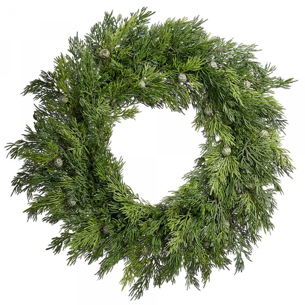 20" Juniper Wreath