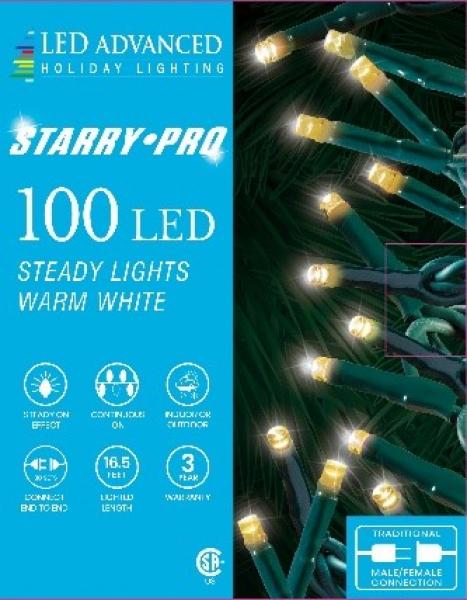 100 Lights Starry Micro LED 3mm Warm White