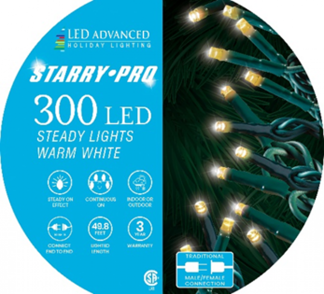 300 Lights Starry Micro LED 3mm Warm White