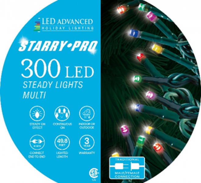 300 Lights Starry Micro LED 3mm Multi