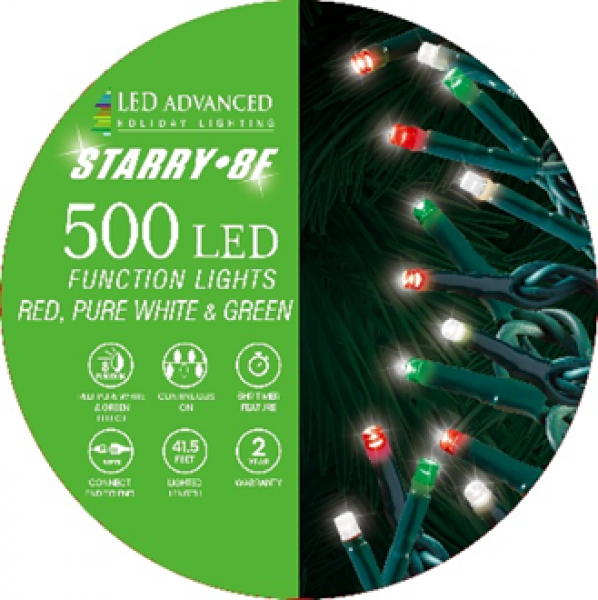 500 Lights Starry Micro LED 3mm Red, Pure White, Green