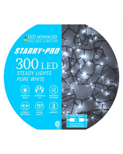 300 Lights Starry Micro LED 3mm Pure White