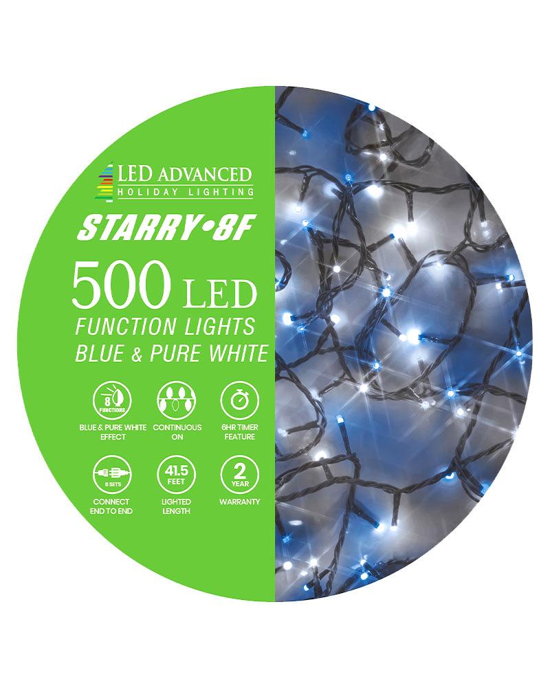 500 Lights Starry Micro LED 3mm Blue/White