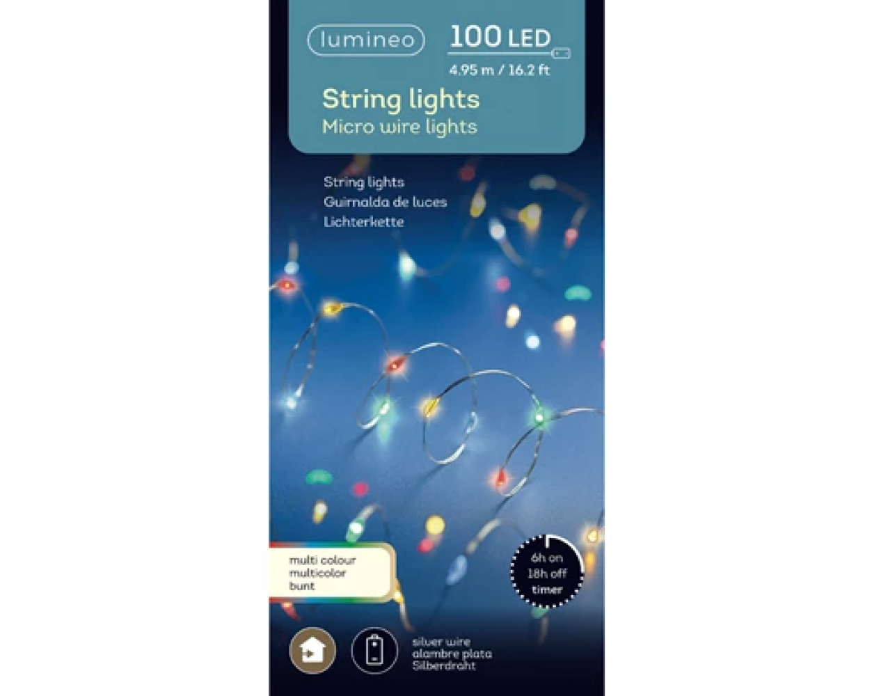 100 Lights Micro LED Multi Battery Operated