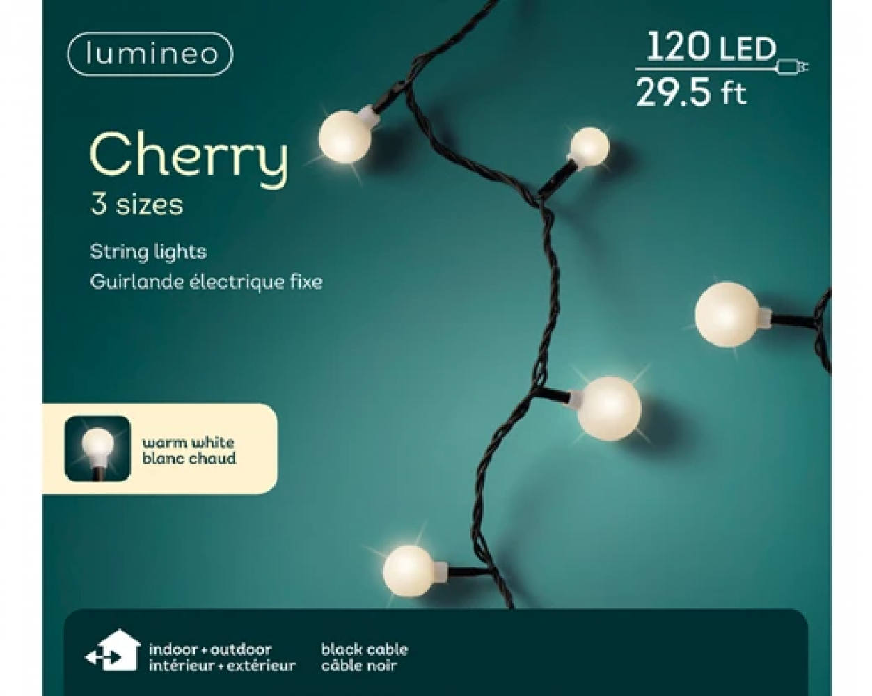 K 120l Led Cherry Light Warm Wt