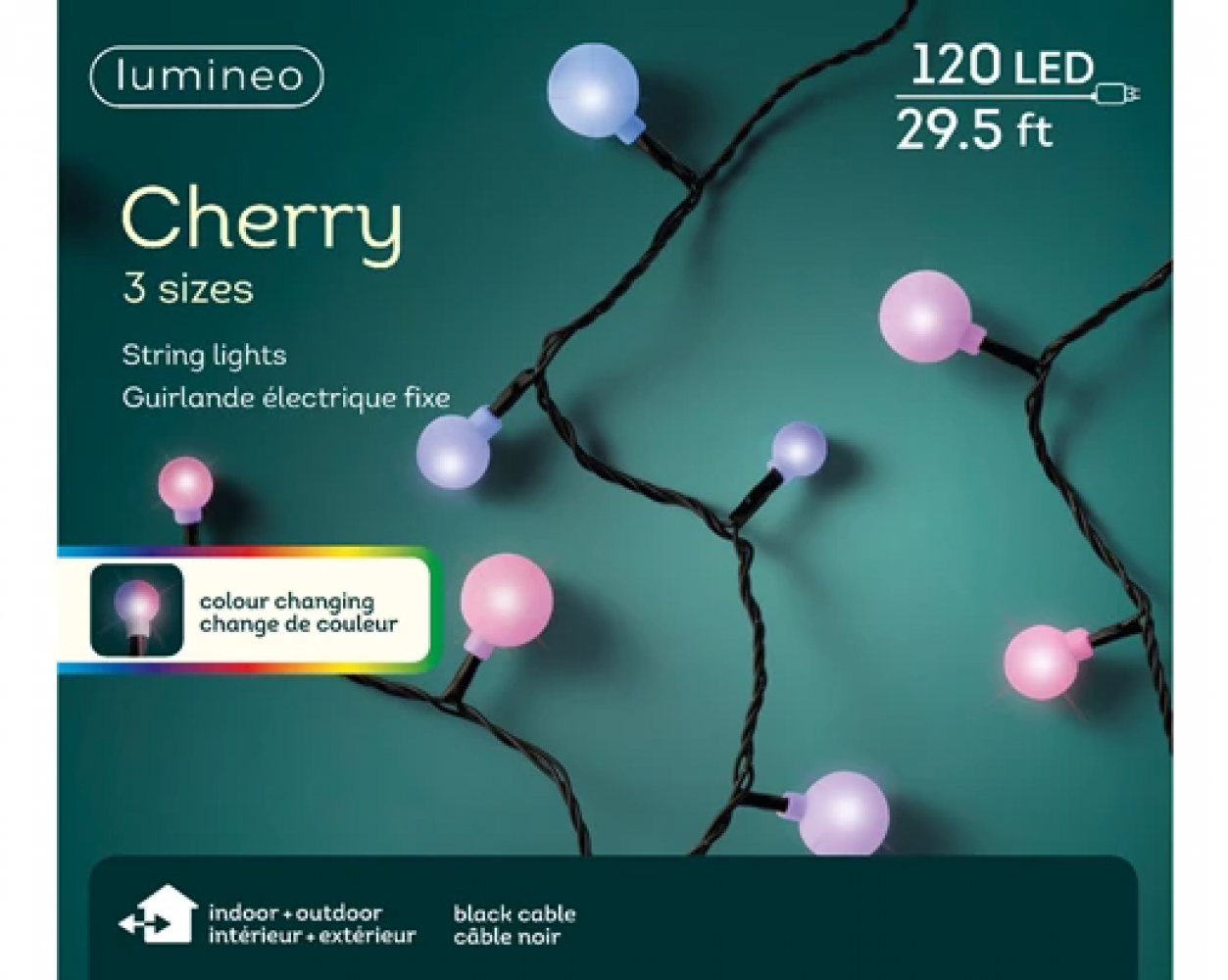 120 LED Cherry Lights Color Changing