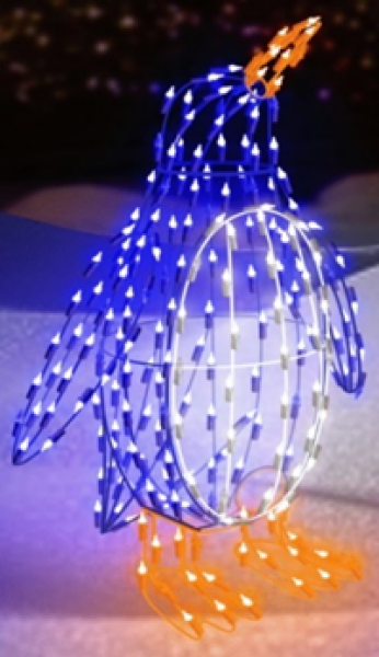 Standing Penguin 30" With LED Lights