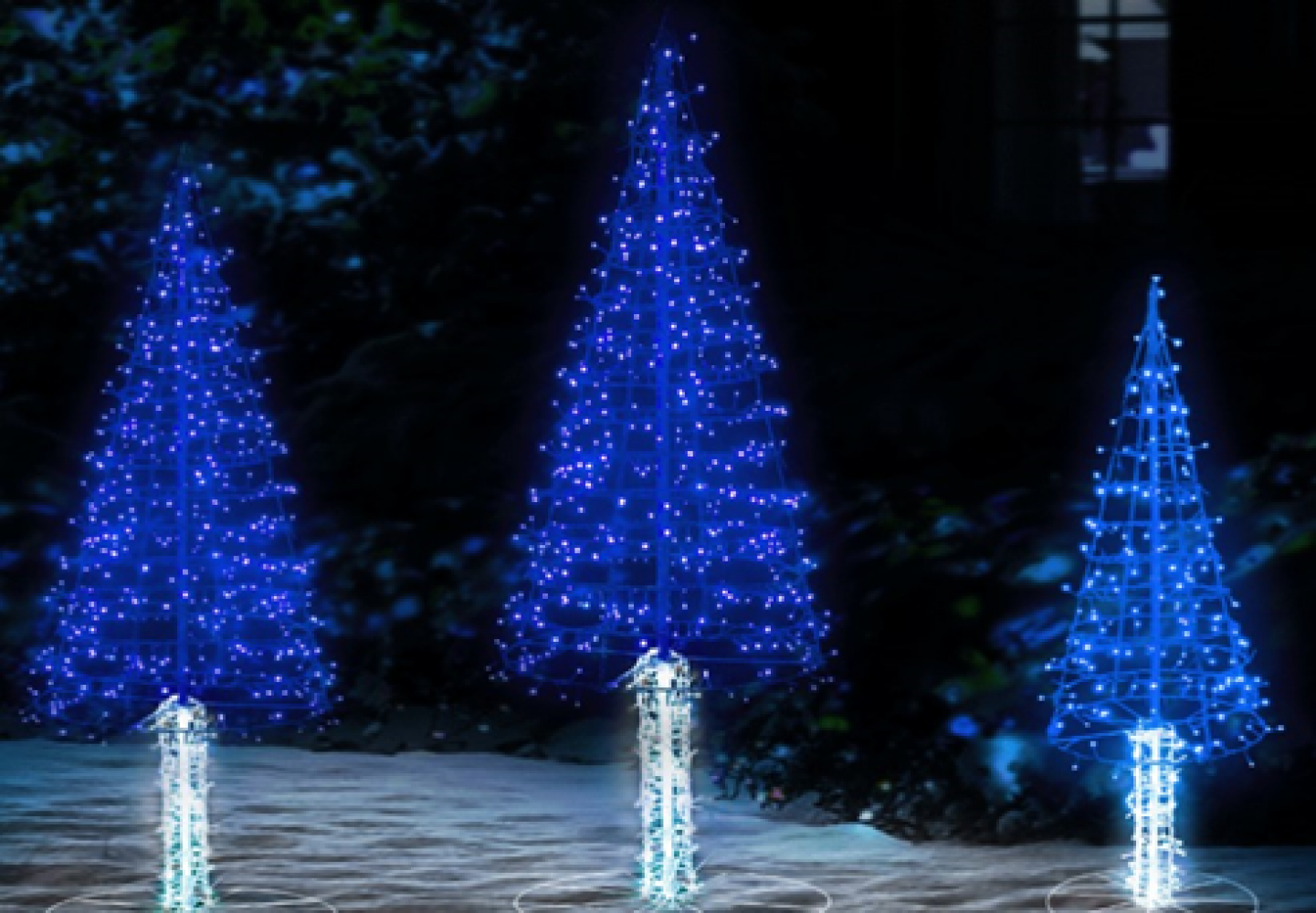 Alpine Tree 6 Foot With Twinkling Blue And Ww Lights