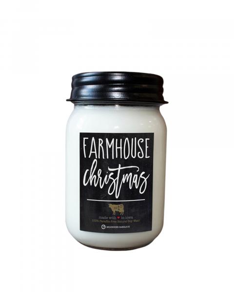 Farmhouse Cmas 13oz. Candle Jar