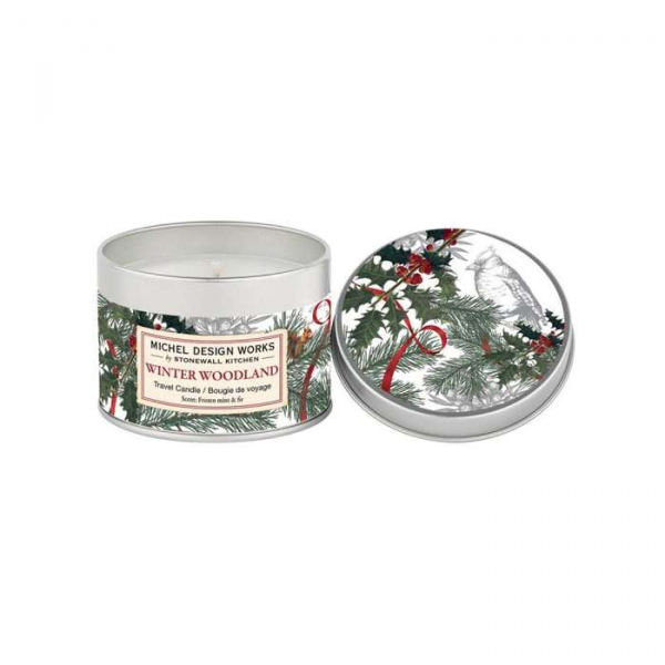 Winter Woodland Travel Candle