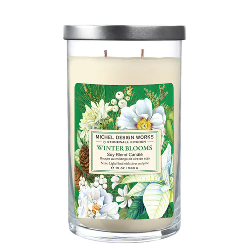 Winter Blooms Tumbler Candle