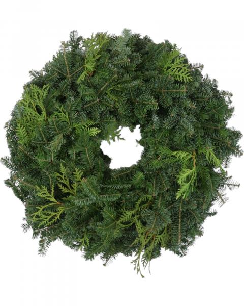 Wreath Balsam Fir/cedar 12"