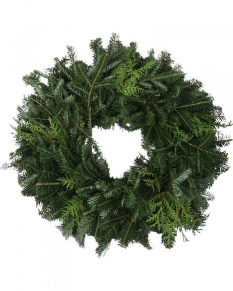 Wreath Balsam Fir/cedar 10"