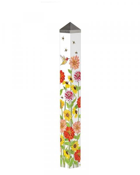 Art Pole 40" Birds And Bees