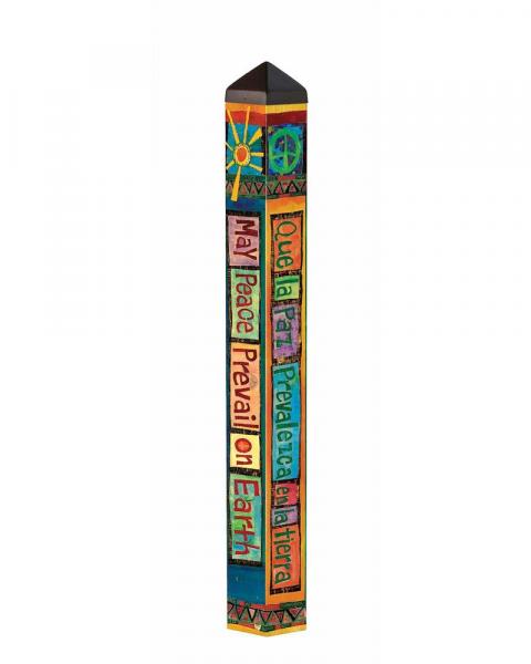 Art Pole 40" May Peace Prevail